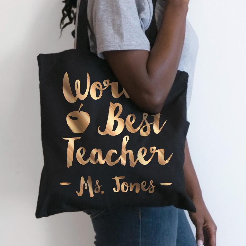 Metallic Custom Best Teacher Gift