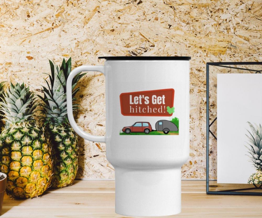 Let's Get Hitched Beverage Cup