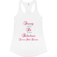 Ladies Slim Fit Racerback Tank Top