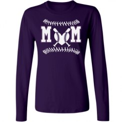 Ladies Relaxed Fit Basic Long Sleeve Tee