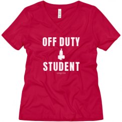 Ladies Relaxed Fit V-Neck Tee