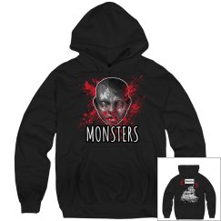 Monsters Hoodie Black