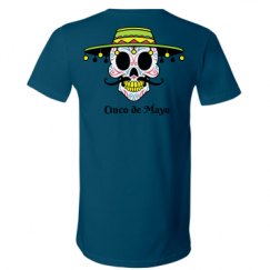 Unisex V-Neck Jersey Tee