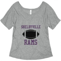Ladies Flowy Slouchy Tee
