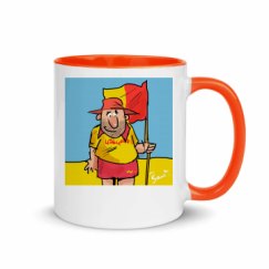 11oz Ceramic Mug with Color Inside