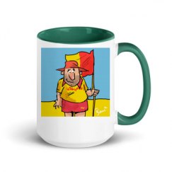 15oz Ceramic Mug with Color Inside