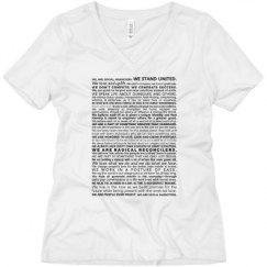 Ladies Relaxed Fit V-Neck Tee