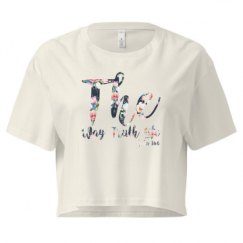 Ladies Festival Cali Crop Top Tee