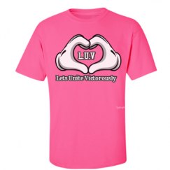 Unisex Ultra Cotton Safety Neon Crewneck Tee