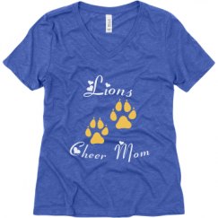 Ladies Relaxed Fit Super Soft Triblend V-Neck Tee