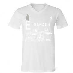 Unisex V-Neck Jersey Tee