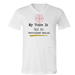 Unisex V-Neck Jersey Tee