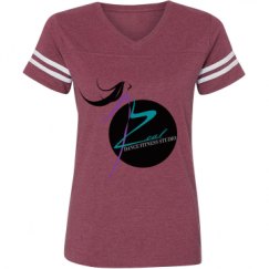 Ladies Relaxed Fit Vintage Sports Tee