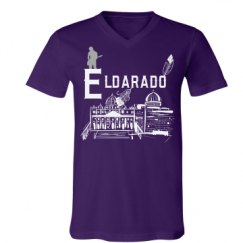 Unisex V-Neck Jersey Tee