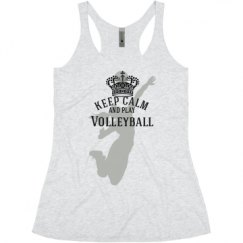 Ladies Slim Fit Super Soft Racerback Triblend Tank