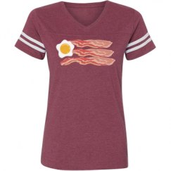 Ladies Relaxed Fit Vintage Sports Tee