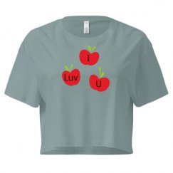 Ladies Festival Cali Crop Top Tee