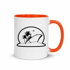 11oz Ceramic Mug with Color Inside