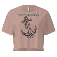 Ladies Festival Cali Crop Top Tee