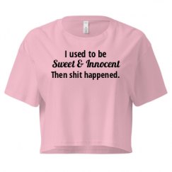 Ladies Festival Cali Crop Top Tee