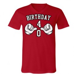 Unisex V-Neck Jersey Tee