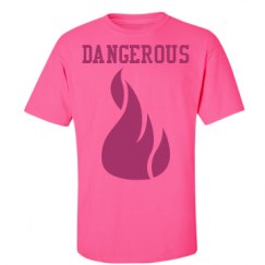 Unisex Ultra Cotton Safety Neon Crewneck Tee