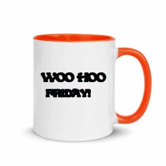 11oz Ceramic Mug with Color Inside