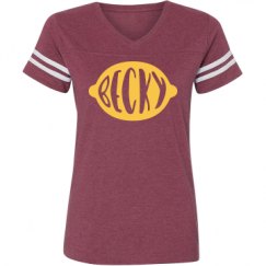 Ladies Relaxed Fit Vintage Sports Tee