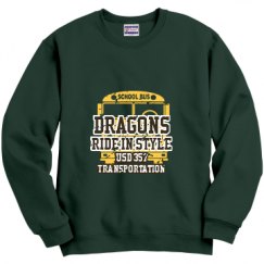 Unisex Film and Foil Crewneck Sweatshirt