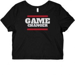 Ladies Slim Fit Crop Top Tee