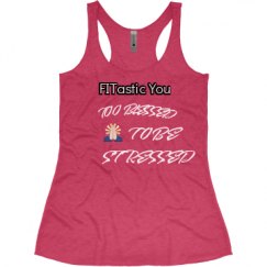 Ladies Slim Fit Super Soft Racerback Triblend Tank