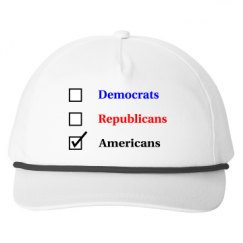 Snapback Five-Panel Rope Hat