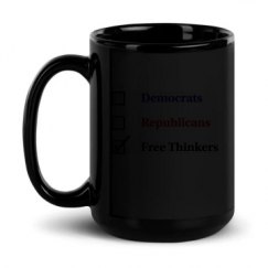 15oz Black Glossy Mug