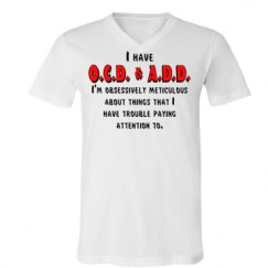 Unisex V-Neck Jersey Tee