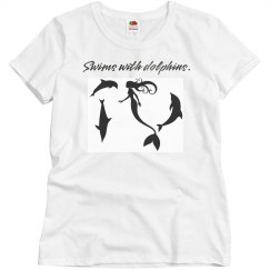 Swims With Dolphins Tee