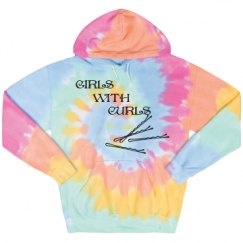 Unisex Tie-Dye Fleece Hoodie