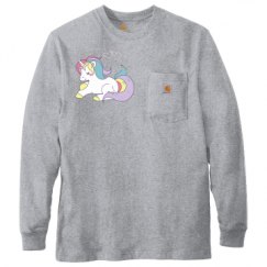 Unisex Carhartt Pocket Long Sleeve Tee