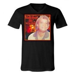 Unisex V-Neck Jersey Tee