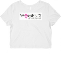 Ladies Slim Fit Crop Top Tee