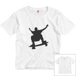 youth basic crew neck T shirt