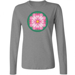 Ladies Relaxed Fit Basic Long Sleeve Tee