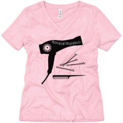 Ladies Relaxed Fit V-Neck Tee