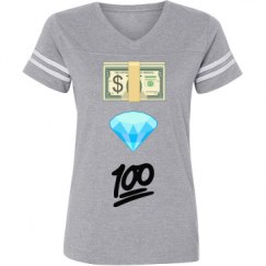 Ladies Relaxed Fit Vintage Sports Tee