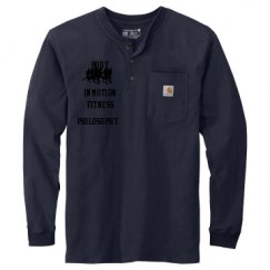 Unisex Carhartt Long Sleeve Henley Tee
