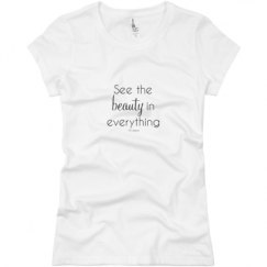 Ladies Slim Fit Basic Promo Jersey Tee