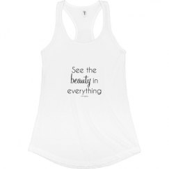 Ladies Slim Fit Racerback Tank Top