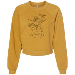 Women's Raglan Pullover Fleece