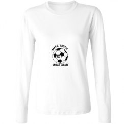 Ladies Relaxed Fit Basic Long Sleeve Tee