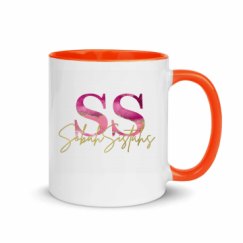 11oz Ceramic Mug with Color Inside