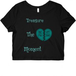 Ladies Slim Fit Crop Top Tee